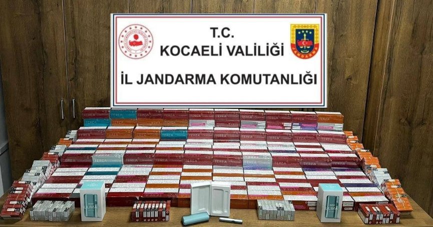 Kocaeli'de Kaçak Elektronik Sigara Operasyonu 