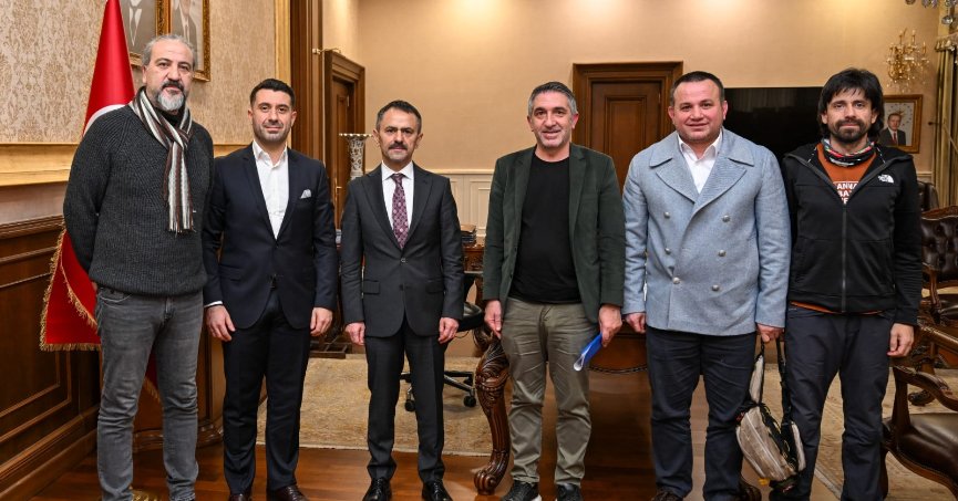 Dağcılardan Vali Aktaş'a Ziyaret 