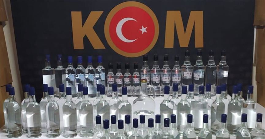 Kaçak içki operasyonu...