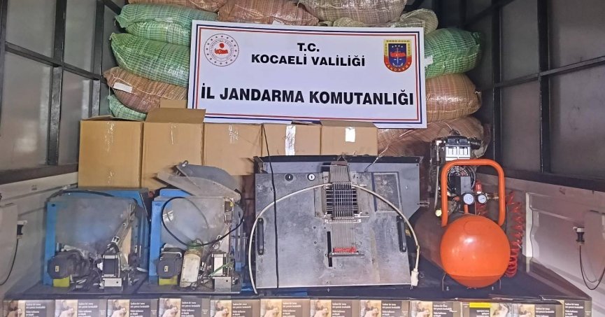 1,5 Milyon TL'lik Malzeme Ele Geçirildi 