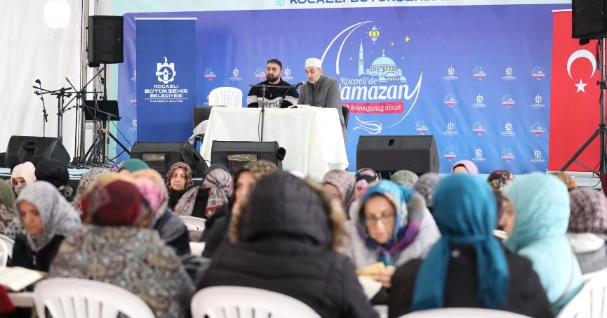 Gebze'de Ramazan ayı mukabele ile taçlanıyor 