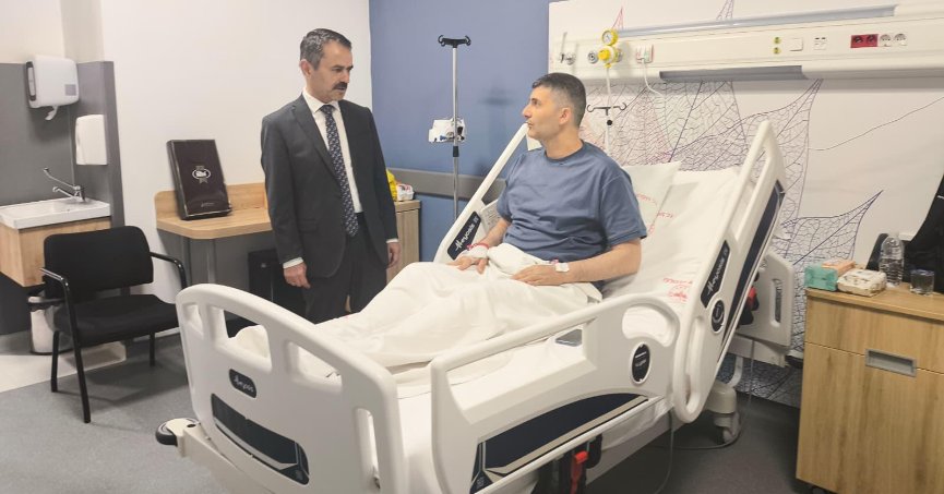 Vali Aktaş'tan Geçmiş Olsun Ziyareti 