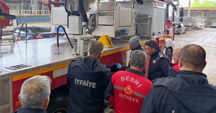 Kocaeli İtfaiyesi, tecrübesini Besni İtfaiyesi ile paylaştı