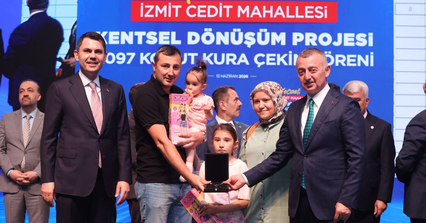 Cedit’te 1.097 Aile Anahtarını Aldı