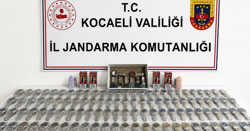 Dilovası’nda Sahte Lüks Saat Operasyonu!