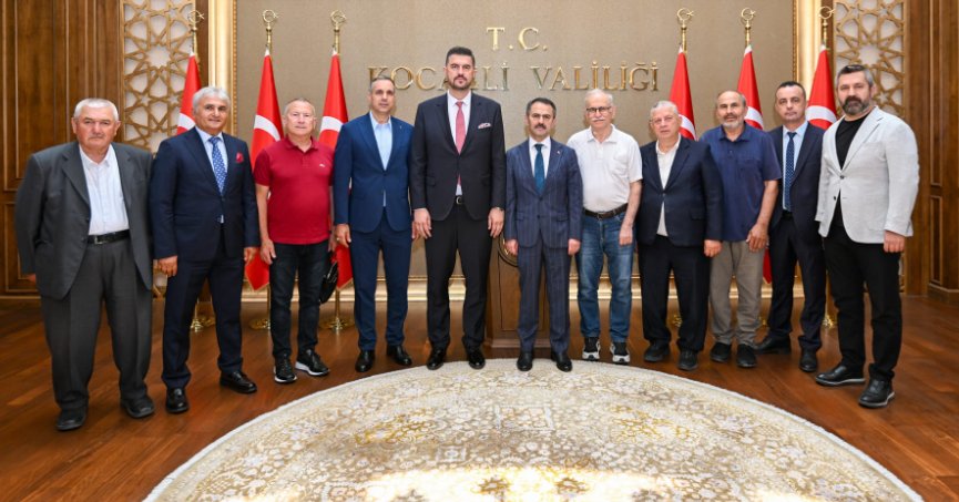 Kandıralılar Derneği’nden Vali Aktaş’a Ziyaret