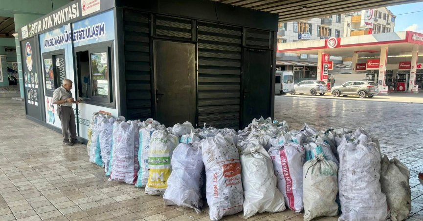 30 Ton Atık Ekonomiye Kazandırıldı