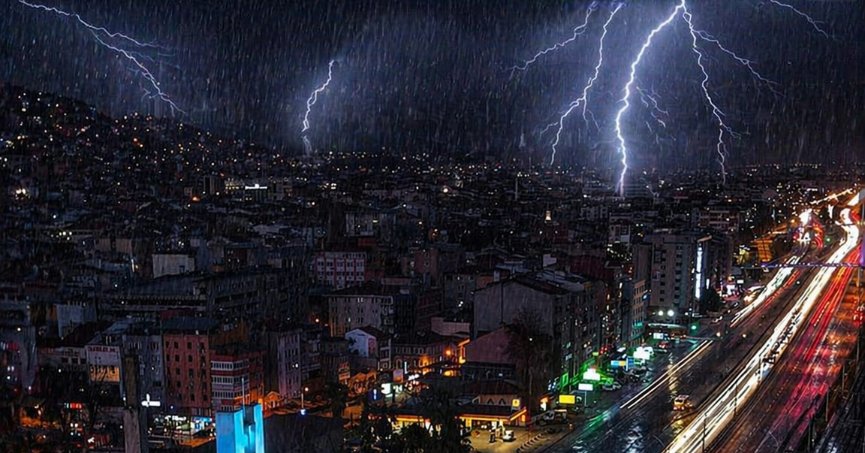 Kocaeli'ne 2 günlük sağanak yağış uyarısı