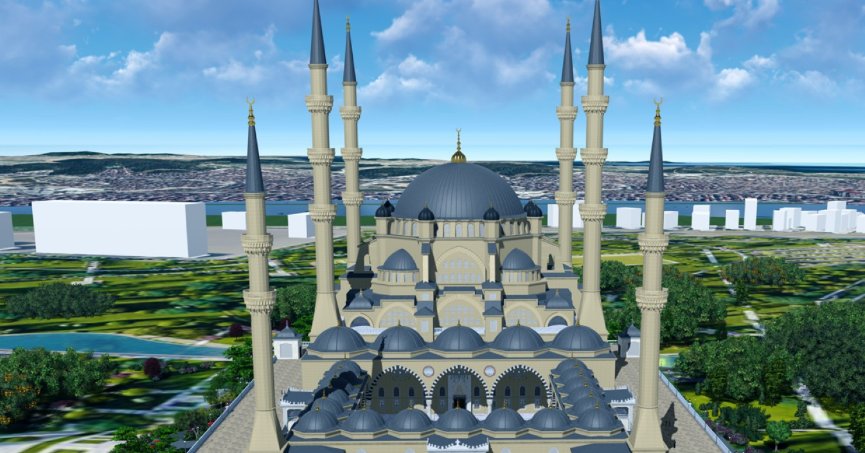 Gebze'ye 10 Bin Kişilik Dev Cami!