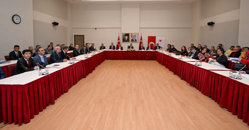 Kriz Merkezi'nde kuraklıkla ilgili tedbirler ele alındı 