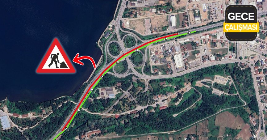 İzmit İstikameti Trafiğe Kapatıldı 