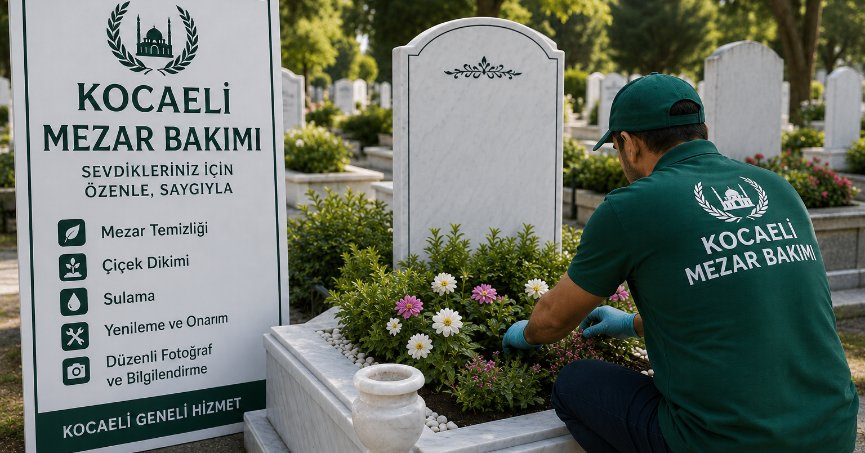 Kocaeli’de mezarlara profesyonel bakım hizmeti