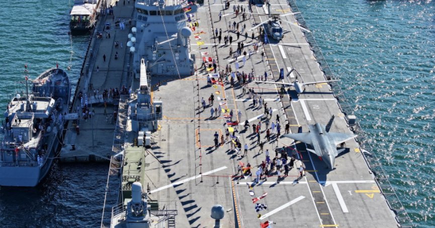 TCG Anadolu, ilgi odağı oldu...