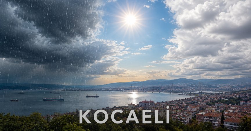 Kocaeli’de Sağanak Alarmı!