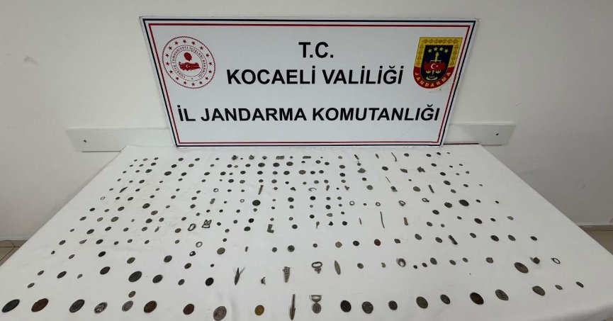 Kocaeli’de tarihi eser operasyonu
