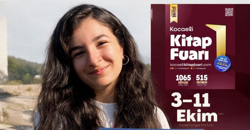 Kitap Fuarı'nın en genç yazarı oldu