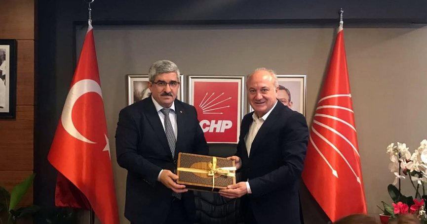 CHP İl Başkanı ve yönetimini ziyeret etti 
