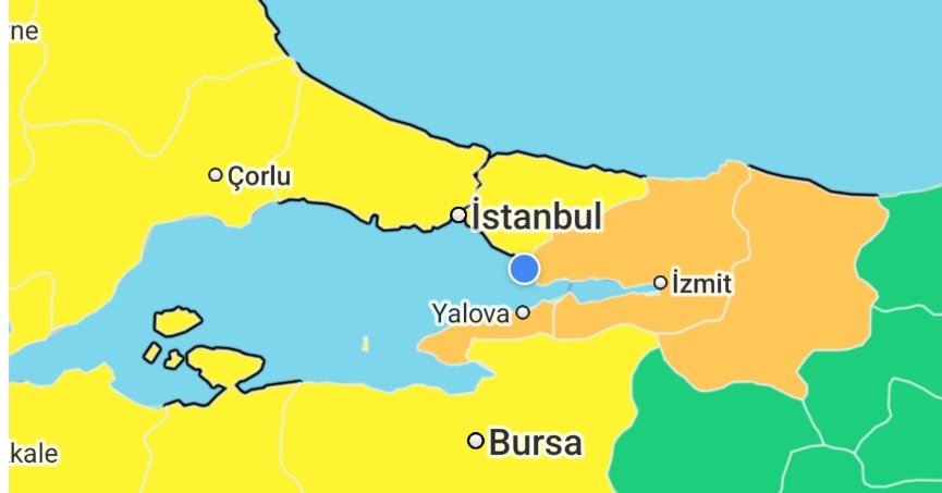 Kocaeli İçin Şiddetli Yağış Uyarısı!