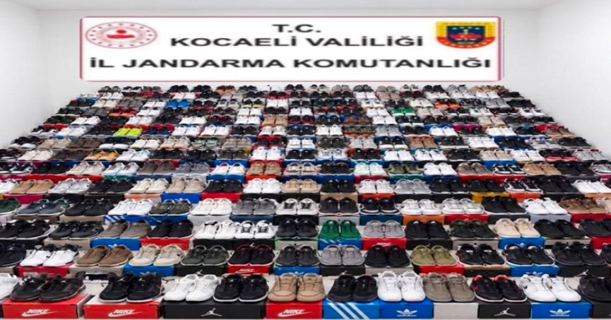 Kandıra’da 4,5 Milyon TL’lik Sahte Ayakkabı Operasyonu!