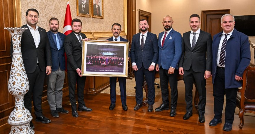 Genç Girişimcilerden Vali Aktaş'a ziyaret 