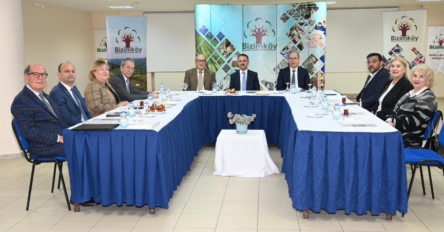 Bizimköy Engelliler Üretim Merkezi Vakfı Vali Aktaş'ın başkanlığında toplandı 