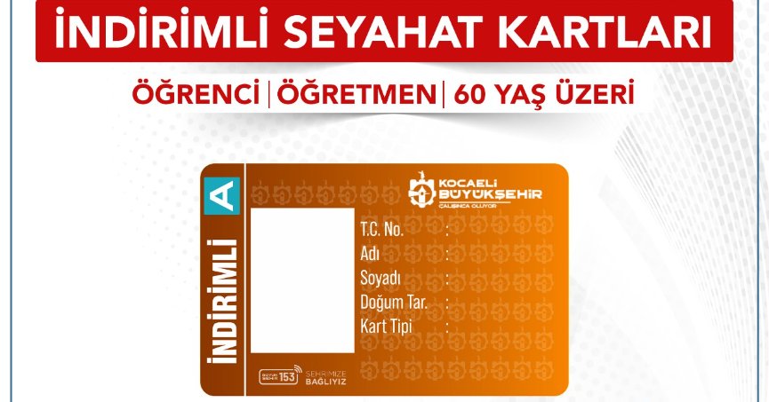İndirimli Kocaelikart vize işlemlerinde son tarih 1 Ocak