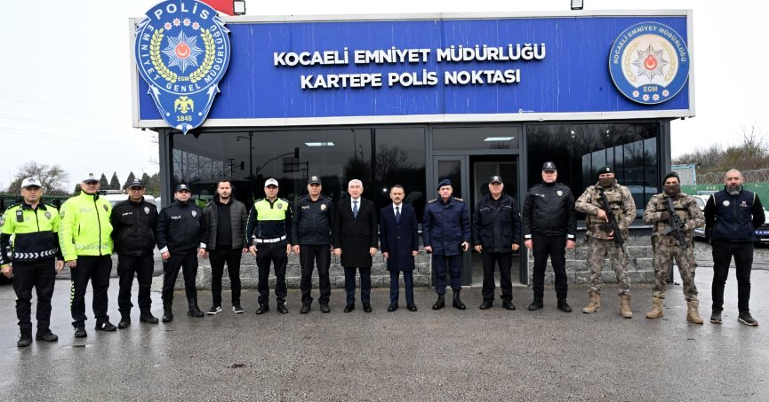 Vali Aktaş'tan Uygulama Noktalarına Yeni Yıl Ziyareti 