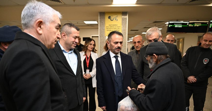 Vali Aktaş'tan yılbaşı ziyaretleri