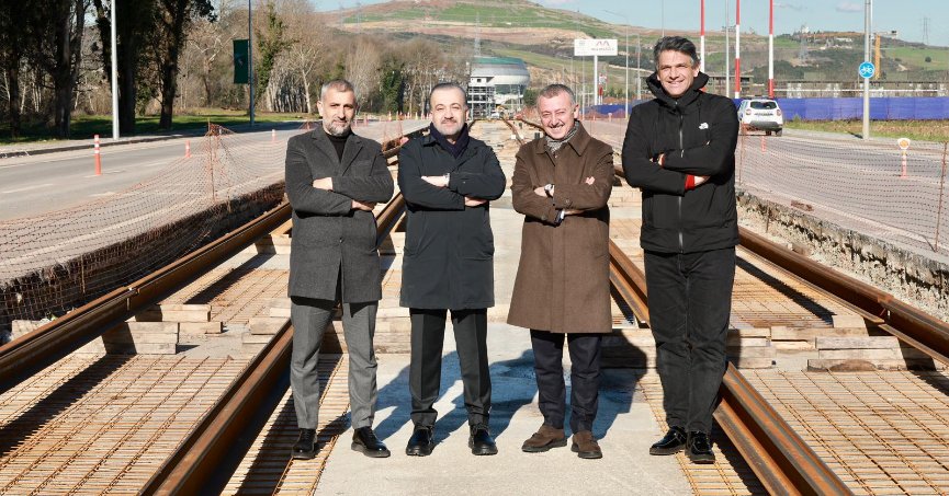 Kocaeli,4 bir yandan raylarla buluşuyor 