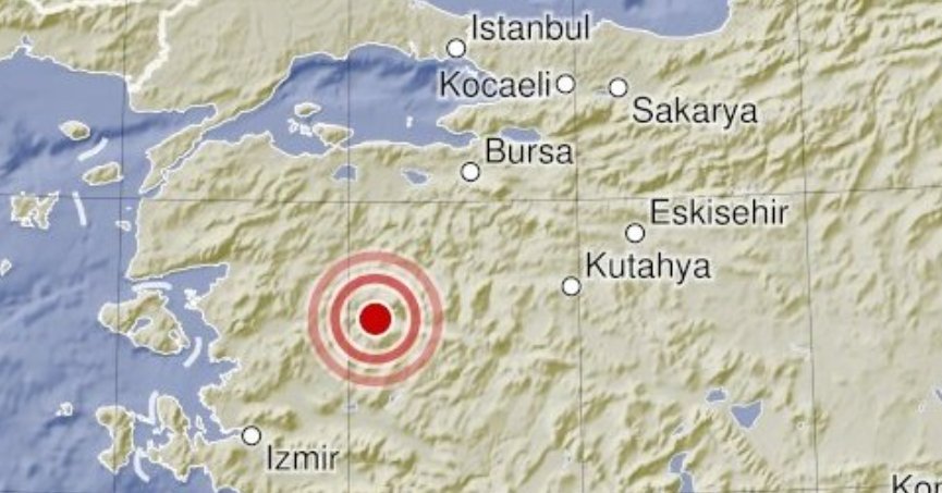 Merkez üssü Balıkesir Sındırgı. 4.9 şiddetinde 