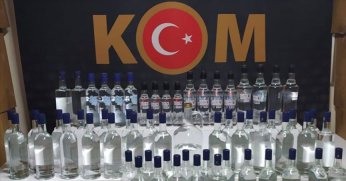 Kaçak içki operasyonu...