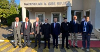 İlhami Aktaş'tan Karayolları şefliğine ziyaret 