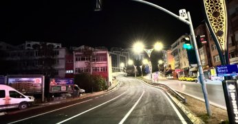 Santral rampası trafiğe açıldı.
