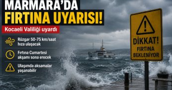 Marmara’da Fırtına Alarmı!