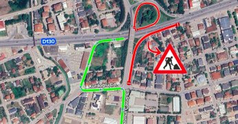 Karşıyaka Kavşağı 8 Gün Trafiğe Kapanacak