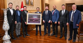 Genç Girişimcilerden Vali Aktaş'a ziyaret 