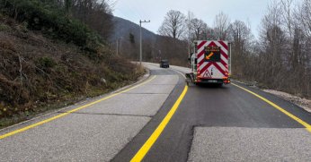 Kartepe Dağ Yolunda Trafik Güvenliği Arttırılıyor 