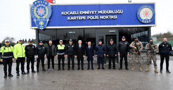 Vali Aktaş'tan Uygulama Noktalarına Yeni Yıl Ziyareti 