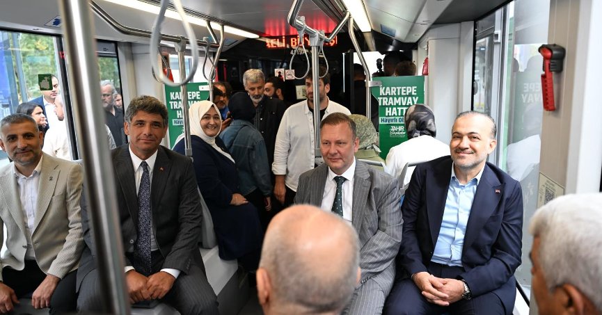 Kartepe’ye Tramvay Geldi!