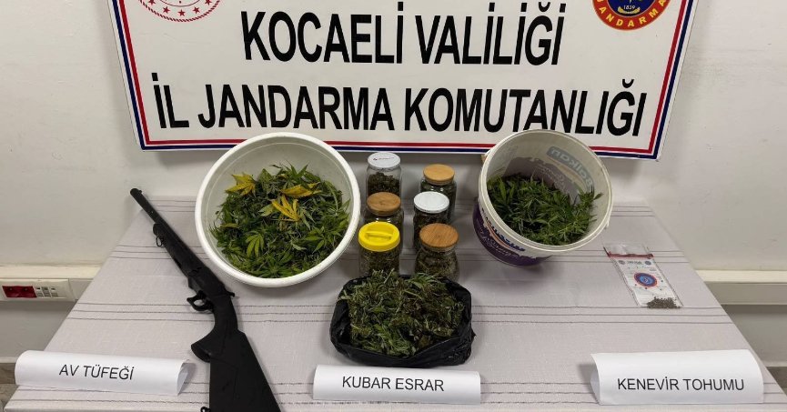Karamürsel’de uyuşturucu operasyonu
